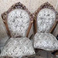 مبل سلطنتی به همراه میز ناهار خوری|مبلمان خانگی و میز عسلی|اهواز, کیان اباد|دیوار