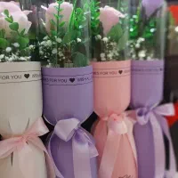 بوکت گل ، هدیه ،گل رز،تک شاخه