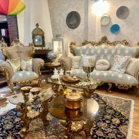 مبل وناهارخوری استیل مدل الیزه سلطنتی مناسب جهازیه