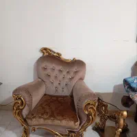مبل کلاسیک 7نفره و کاناپه 5نفره همراه عسلی و بوفه|مبلمان خانگی و میز عسلی|هشتگرد, فاز ۱ مهستان|دیوار