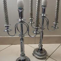 آینه وشمعدان|صنایع دستی و سایر لوازم تزئینی|اسلامشهر, شهرک لاله|دیوار