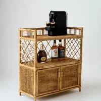 کافی بار و صندلی حصیری