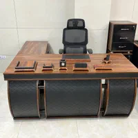 میز مدیریتی اداری مدل اکسلنت برند امگا|مبلمان اداری|شیراز, اصلاح‌نژاد|دیوار