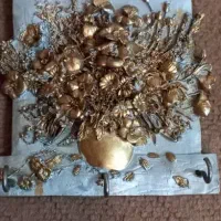 سطل زباله و جاکلیدی و گل مصنوعی|صنایع دستی و سایر لوازم تزئینی|گلپایگان, |دیوار