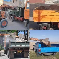 مصالح حمل نخاله ماسه شن پوکه آهک مخلوط خاک باغچه