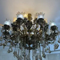 لوستر برنز|لوستر و چراغ آویز|اراک, |دیوار