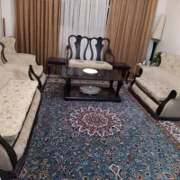 مبلمان تمام چوب ۷ نفره با میز جلومبلی و عسلی