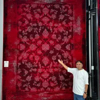 فرش ملک۷۰۰شانه لاکی ۲۵۰۰ جدید|فرش|بوشهر, |دیوار