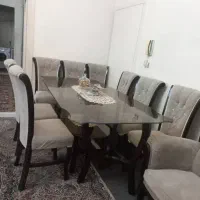 مبل استیل به همراه میز ناهارخوری خوری و دراور|مبلمان خانگی و میز عسلی|تهران, امامت|دیوار