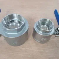 شیر توپی استیل .شیر یکطرفه