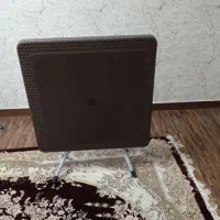 میز حصیری مربع چهارنفره پلاستیکی|میز و صندلی غذاخوری|رشت, کوی مهر|دیوار