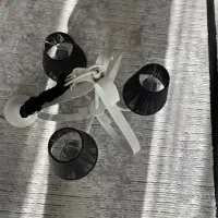 لوستر سه شاخه فلزی|لوستر و چراغ آویز|تهران, سهروردی|دیوار