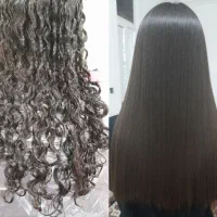 کراتین مو خورموج فقط هزینه مواد گرفته میشود|خدمات آرایشگری و زیبایی|خورموج, |دیوار