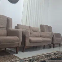 مبل ۷نفره،تابلو،پرده دوعدد
