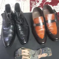 دوجفت کفش درحدنو سایز۴۴ ویک عدد کمربندنو|کیف، کفش، کمربند|کرج, کمال‌شهر|دیوار