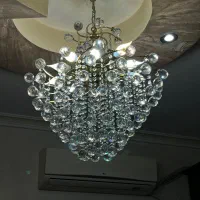 لوستر کریستال|لوستر و چراغ آویز|رشت, فلسطین|دیوار
