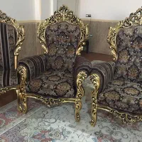 مبل سالم بدون زدگی ۷نفره دوتا صندلی میزبان|مبلمان خانگی و میز عسلی|ایذه, |دیوار