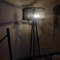 دو عدد آباژور فلزی مشکی|چراغ خواب و آباژور|ارومیه, |دیوار