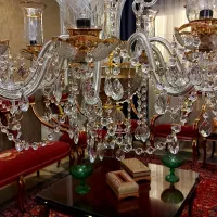 یک جفت لوستر قدیمی و آنتیک لاله دار|لوستر و چراغ آویز|تهران, جوادیه|دیوار