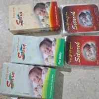 شورت گره ای و مشمع قنداق  و شورت دکمه ایی نوزاد