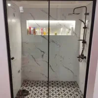 درب حمام مستر ، نرده ، جان پناه تراس|مصالح و تجهیزات ساختمان|خمام, |دیوار