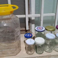 دبه وشیشه جای کشک