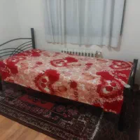 تخت تک نفره فلزی/ اهنی  بدون تشک|تخت و سرویس خواب|تهران, سعادت‌آباد|دیوار