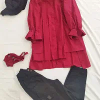 ست مانتو ،شلوار وشال،شومیز،رویی