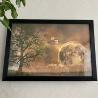 تابلو چراغ دار شب مهتابی