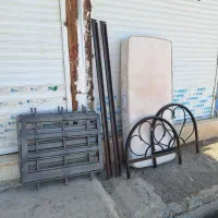۲عدد تخت خواب فِلزی ۱نفره با دوشک رویال تمیز|تخت و سرویس خواب|پاکدشت, حصار امیر|دیوار