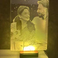 تندیس‌ نوری سفارشی کادو تولد|چراغ خواب و آباژور|شیراز, ارم|دیوار