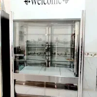 یخچال 4درب تمام استیل کبابی مغازه فست فودی سالم