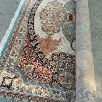 دوعدد فرش فیروزه ای|فرش|بجنورد, |دیوار