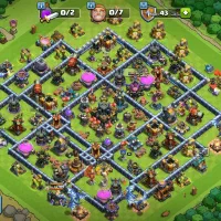 دو اکانت کلش اف کلنز تان 17 لول 209 و 200|کنسول، بازی ویدئویی و آنلاین|تهران, امام زاده عبدالله|دیوار