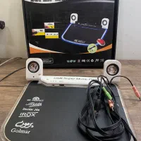 اسپیکر USB رومیزی ،پد لمسی نورانی