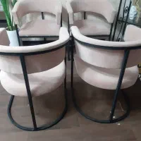 یک صندلی چرخان اداری و ۱۲ عددصندلی ثابت پایه آهنی|صندلی و نیمکت|بندر ماهشهر, |دیوار