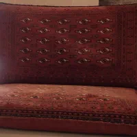 فروش یک جفت پشتی ریز بافت دستی ترکمن
