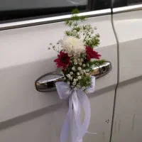 گل آرایی ماشین عروس با ۱۲۰۰