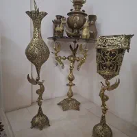 سه تیکه دکور برنجی