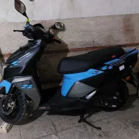 موتور سیکلت ntorq آبی خاکستری