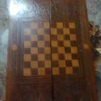 تخته نرد کاردست استاد عتیقه وبزرگ