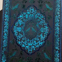 تابلو تکسچر طرح فرش و لیپان ارت وتابلو ساعت ماه|تابلو، نقاشی، عکس|کرمان, |دیوار