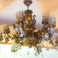 لوستر ۱۲ شعله برنجی