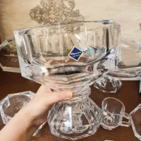سرویس کریستال خارجی نو با کارتن 12نفره جهیزیه