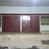 کابینت فلزی با هود و سینک