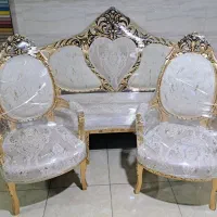 سلطنتی ۹نفره طلایی مبلمان استیل جهیزیه
