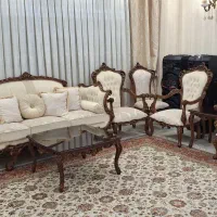 ست مبل کلاسیک ۹ نفره با میز وصندلی نهارخوری ۸ نفره