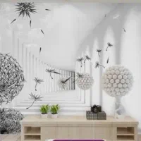 نصب کاغذ دیواری بتونه کف‌پوش آلکور|خدمات پیشه و مهارت|شهرضا, |دیوار