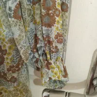 مانتو حریر مجلسی زیبا دارای کمری برای سایز خودتون|لباس|بجنورد, |دیوار