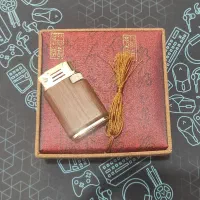 فندک کلاسیک نفیس با روکش چوب و جعبه تزئینی